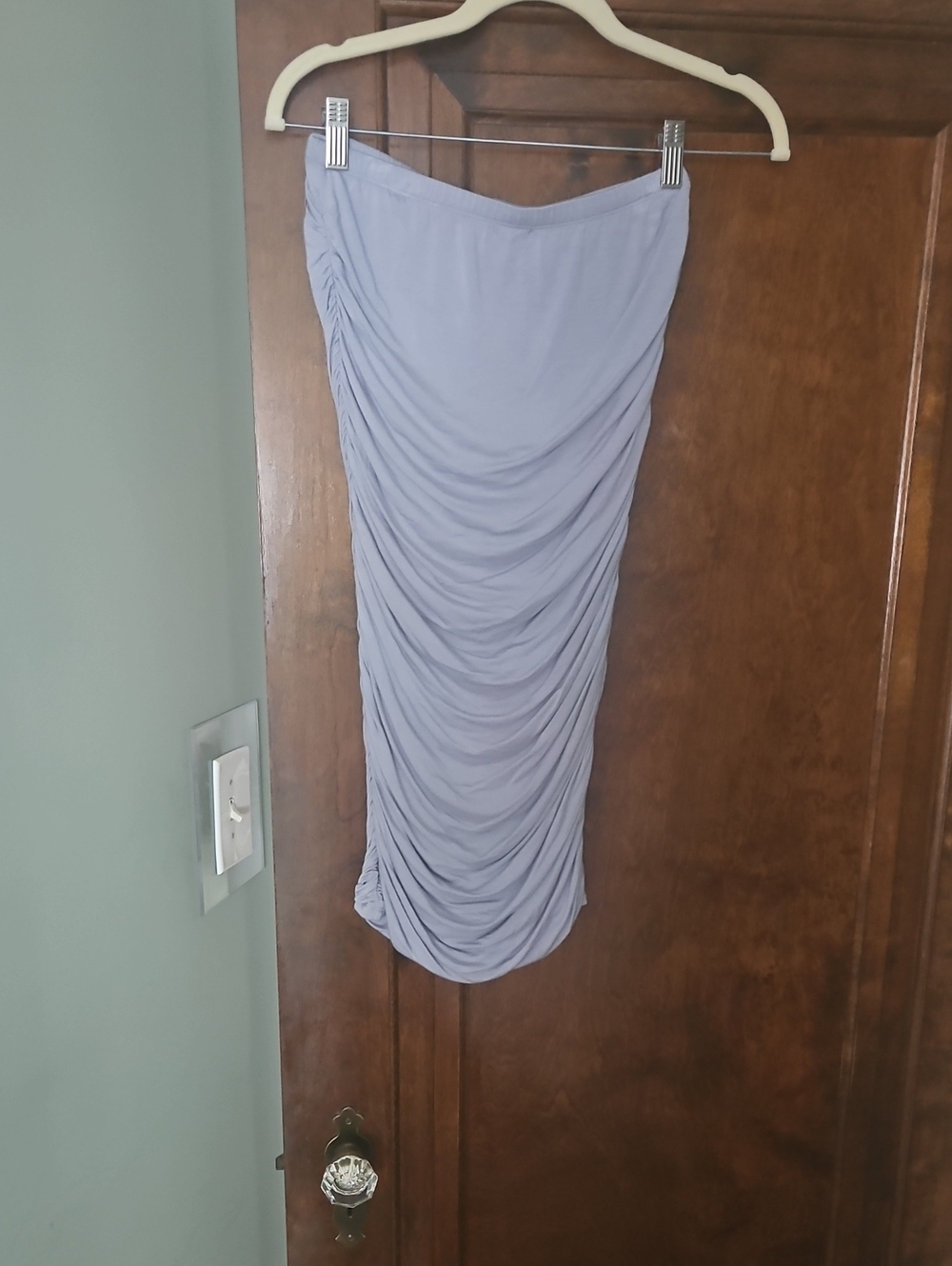 Ruched Light Lavender Dress